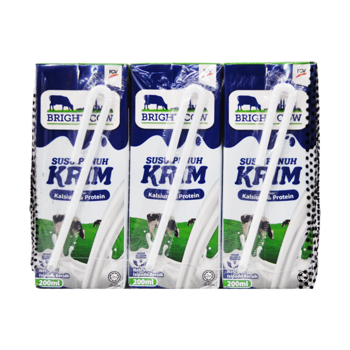 BRIGHT COW Full Cream Milk 6x200ml - Image 2