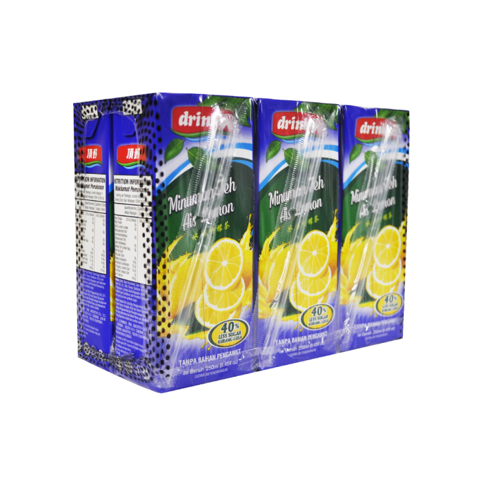 DRINHO Ice Lemon Tea Drink 6x250ml - Image 3