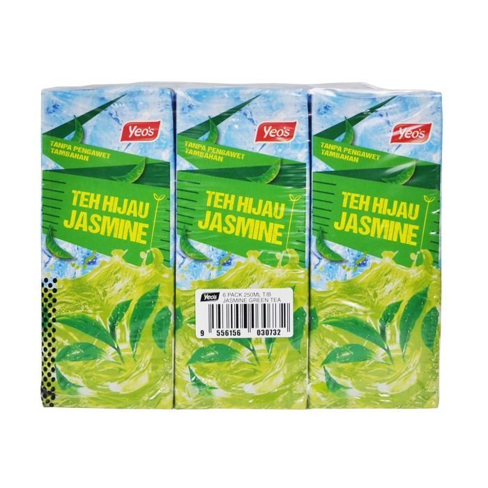 YEOS Jasmine Green Tea Drink 6x250ml - Image 2
